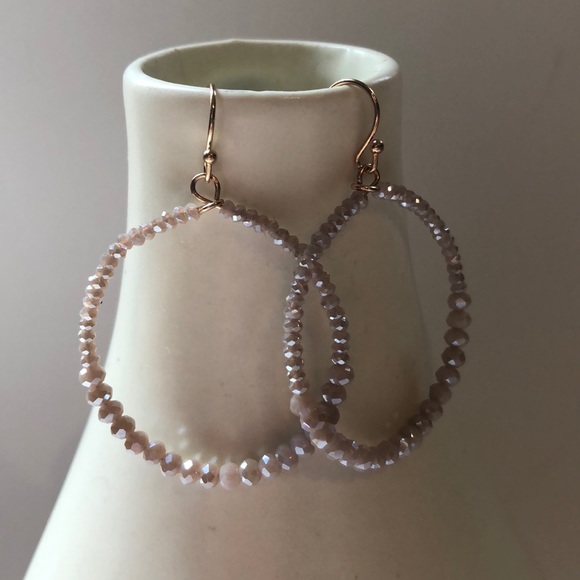 Jewelry - Beaded hoop earrings Jewelry - Beaded hoop earrings